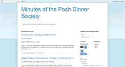 Desktop Screenshot of poshdinner.blogspot.com