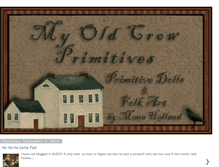 Tablet Screenshot of myoldcrowprimitives.blogspot.com