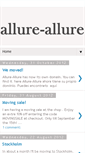 Mobile Screenshot of allure-allure.blogspot.com