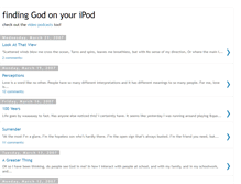 Tablet Screenshot of findinggodonyouripod.blogspot.com