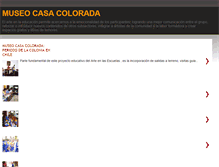 Tablet Screenshot of museocasacolorada2008.blogspot.com