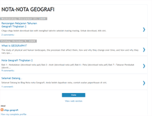 Tablet Screenshot of notageografi.blogspot.com