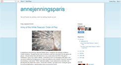 Desktop Screenshot of annejenningsparis.blogspot.com