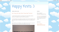 Desktop Screenshot of happy-knits.blogspot.com