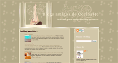 Desktop Screenshot of amigosdecocinarte.blogspot.com