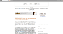 Desktop Screenshot of methodpromotion.blogspot.com