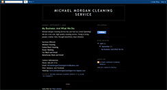 Desktop Screenshot of michaelmorgancleaningservice.blogspot.com