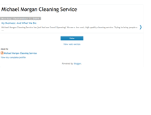 Tablet Screenshot of michaelmorgancleaningservice.blogspot.com