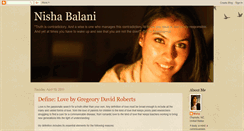 Desktop Screenshot of nishabalani.blogspot.com