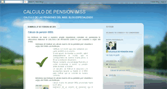 Desktop Screenshot of calculo-pensiones.blogspot.com