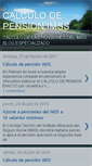 Mobile Screenshot of calculo-pensiones.blogspot.com