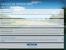 Tablet Screenshot of calculo-pensiones.blogspot.com