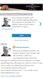 Mobile Screenshot of androscreations.blogspot.com