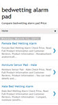 Mobile Screenshot of bedwettingalarmpadenter.blogspot.com
