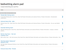 Tablet Screenshot of bedwettingalarmpadenter.blogspot.com