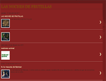 Tablet Screenshot of lasnochesdefrutillas.blogspot.com