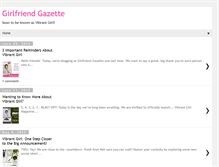 Tablet Screenshot of girlfriendgazette.blogspot.com