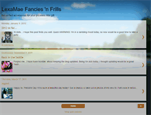 Tablet Screenshot of lexamaefanciesnfrills.blogspot.com