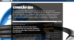 Desktop Screenshot of conexaogeo.blogspot.com