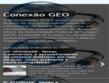 Tablet Screenshot of conexaogeo.blogspot.com