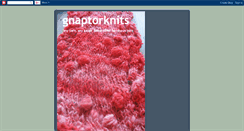 Desktop Screenshot of gnaptorknits.blogspot.com