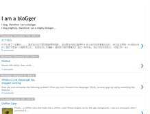 Tablet Screenshot of i-m-a-blogger.blogspot.com