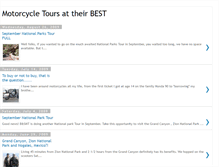 Tablet Screenshot of butchandsundancemotorcycletours.blogspot.com