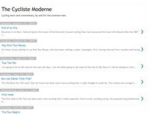 Tablet Screenshot of cyclistemoderne.blogspot.com