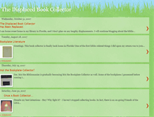 Tablet Screenshot of displacedbookcollector.blogspot.com