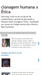 Mobile Screenshot of clonagem-etica.blogspot.com