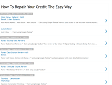 Tablet Screenshot of easywaytocreditrepair.blogspot.com