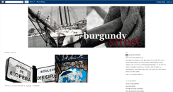 Desktop Screenshot of burgundystreet.blogspot.com