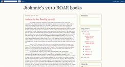 Desktop Screenshot of jiohnnies2010roarbooks.blogspot.com