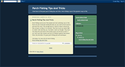 Desktop Screenshot of perch-fishing.blogspot.com