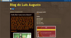 Desktop Screenshot of blogdoluisaugusto.blogspot.com