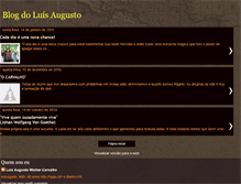 Tablet Screenshot of blogdoluisaugusto.blogspot.com