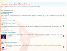 Tablet Screenshot of escritormanuelpuig.blogspot.com