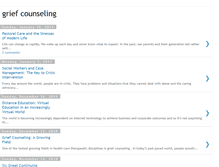 Tablet Screenshot of grief-counseling-meditation.blogspot.com