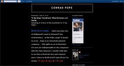 Desktop Screenshot of conradpopemusic.blogspot.com