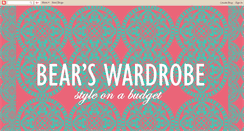 Desktop Screenshot of bear-wardrobe.blogspot.com