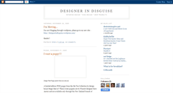 Desktop Screenshot of designerindisguise.blogspot.com
