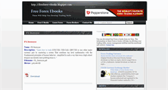 Desktop Screenshot of freeforex-ebooks.blogspot.com