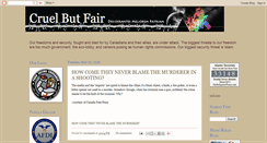 Desktop Screenshot of cruelbutfair.blogspot.com