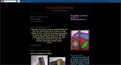 Desktop Screenshot of cajaspintadas.blogspot.com