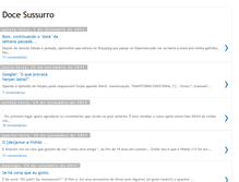 Tablet Screenshot of docesussurro-blog.blogspot.com