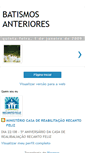 Mobile Screenshot of batismosanteriores.blogspot.com