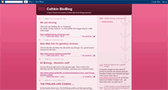 Desktop Screenshot of cathkinbioblog.blogspot.com