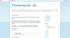 Desktop Screenshot of friedenspreis.blogspot.com