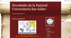 Desktop Screenshot of pastoraluniversitariasanisidro.blogspot.com