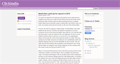 Desktop Screenshot of clickindiablog.blogspot.com